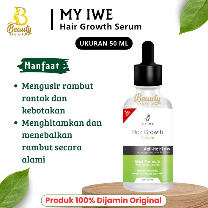 My Iwe Hair Growth Serum Penumbuh Rambut Botak dan Cegah Rontok