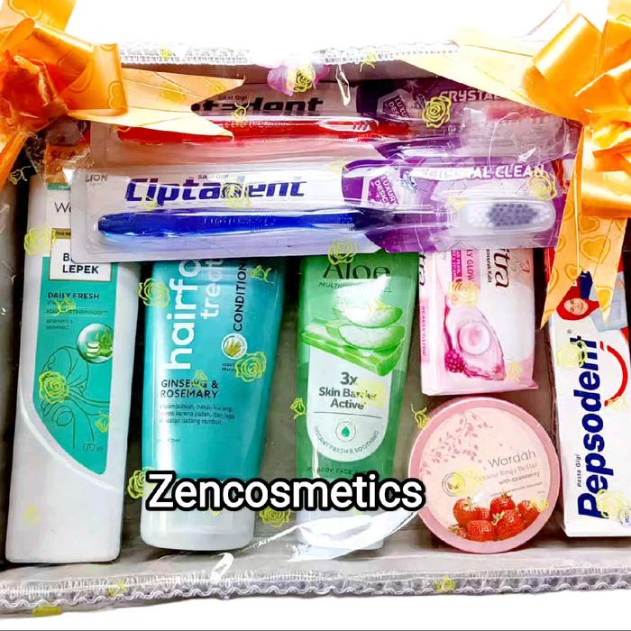 Paket Seserahan Mandi Wardah / Paket Wardah Bodycare / Alat Mandi