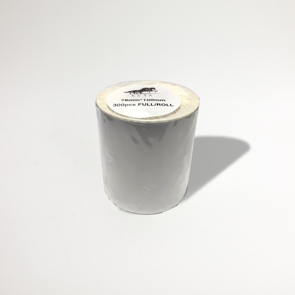 

IK! LABEL THERMAL 78 X 100 KERTAS STICKER BARCODE ISI 300 PCS ROLL