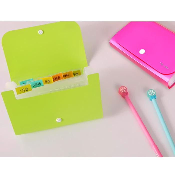 

iK! EXPANDING FILE B6 MINI DELI 5561 MAP UANG SEKAT DOMPET MINI KANCING