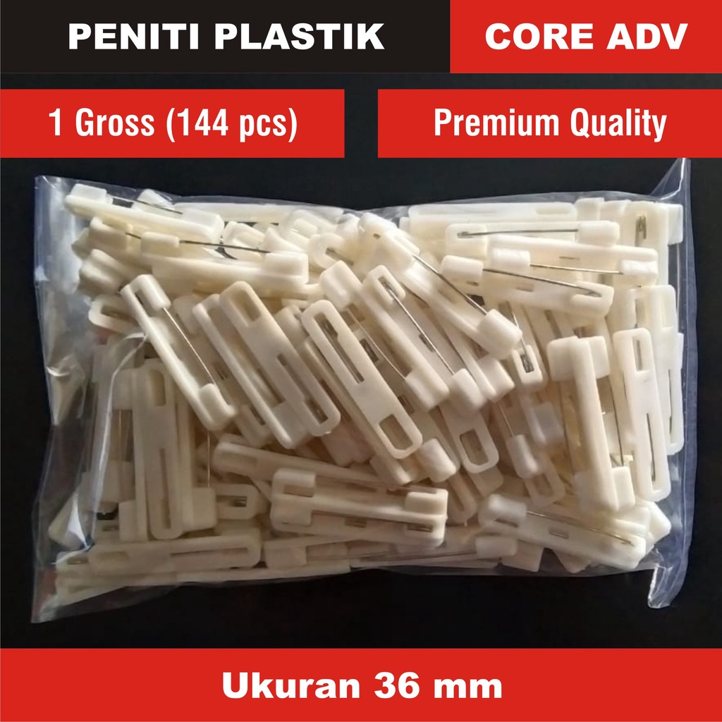 

iK! Peniti Plastik Name Tag Papan Nama
