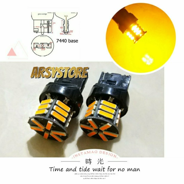 [Good] Lampu Sein Mobil T20 Kedip Cepat 7014 - Sigra Calya Brio BRV