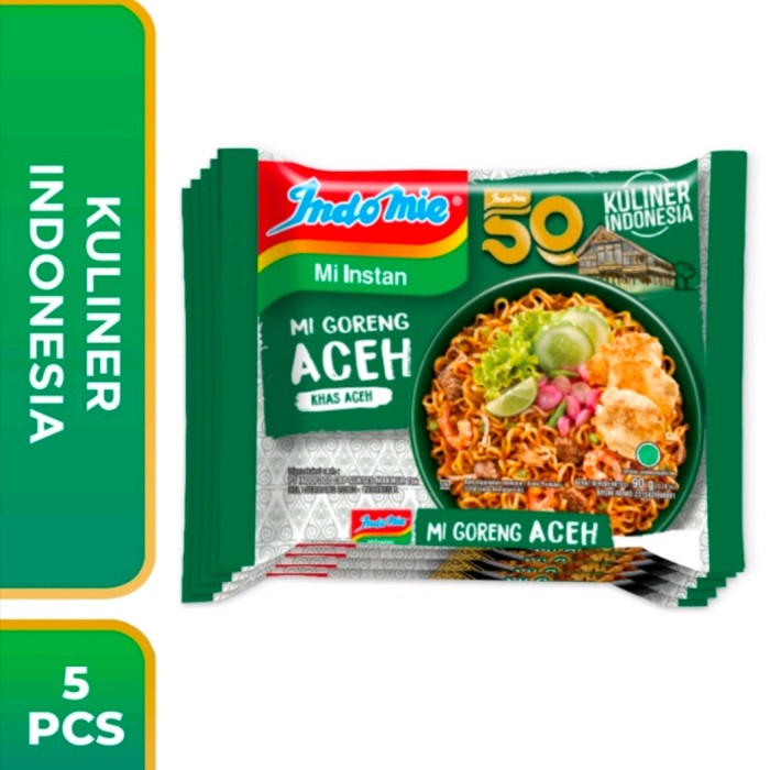 

Ready Indomie Goreng Mie Aceh Isi 5 Pcs