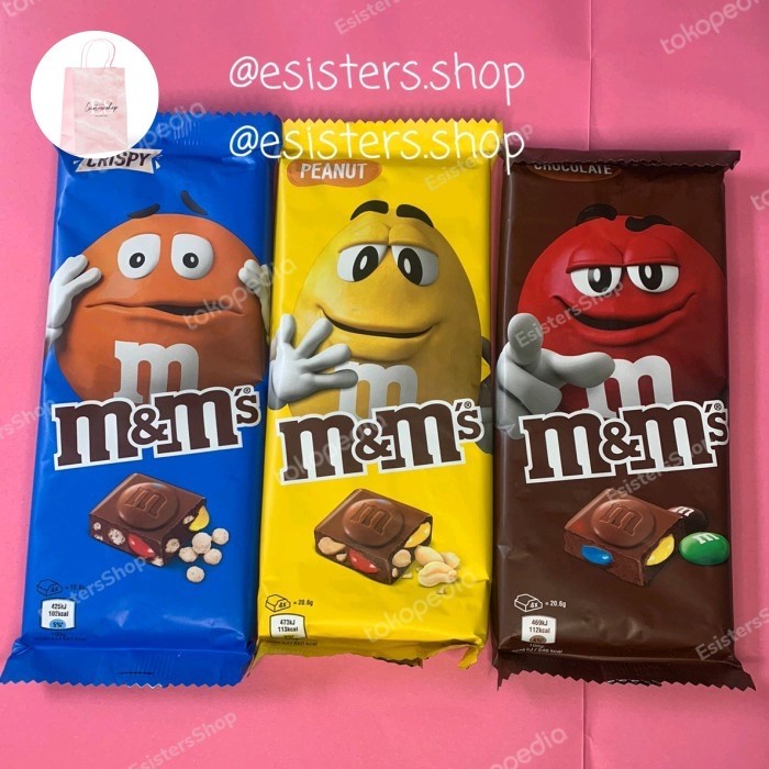 

Diskon M&M'S Chocolate Bar / M&Ms Cokelat / M&M Coklat Blok Import Ready
