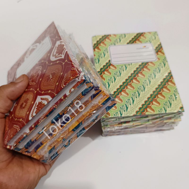 

IK! 1 Pak Buku Catatan Kecil Oktavo 100 Lembar PAPER (isi 5 Buku)