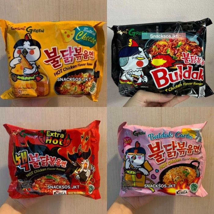 

Ready Samyang Hot Chicken / Nuclear / Extra Hot / Cheese / Carbonara Carbo