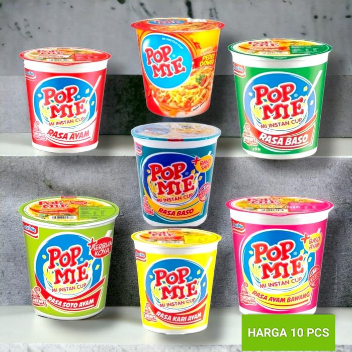 

Ready Pop Mie Kuah 10 Pcs Ukuran Besar Al Varian Rasa