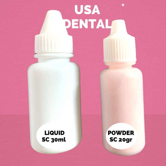 JH8 POWDER GUSI GIGI PALSU PAKET HEMAT 50 BAHAN GUSI GIGI PALSU