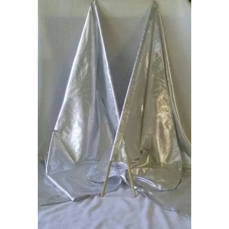 Banner Flag Banner Alat Tari Gereja Aksesoris Nari Gereja (TIDAK TERMASUK STIK)