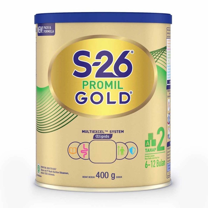 s26 promil gold tahap 2 400gr