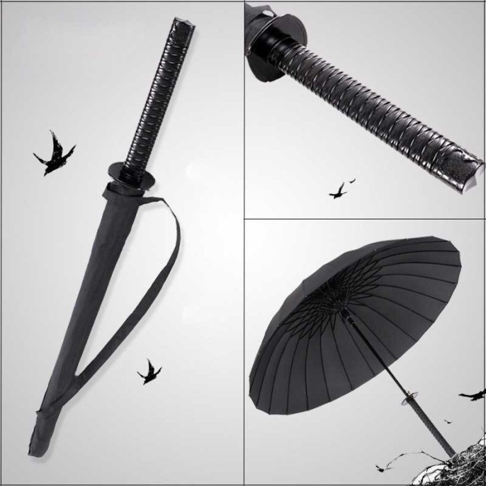 HHYUKIMI Payung Unik Jepang Bentuk Samurai Katana