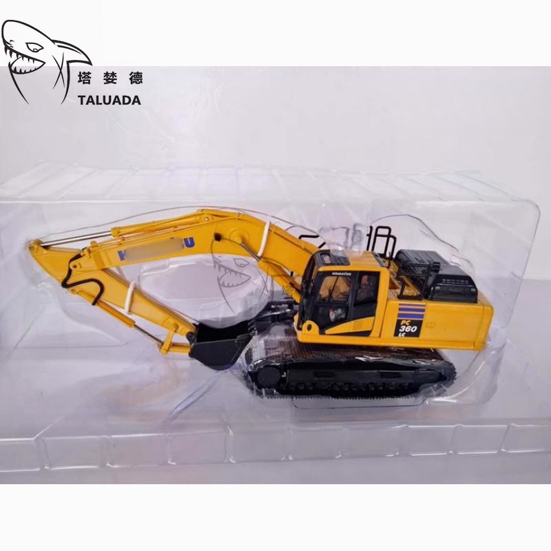 VIE Komatsu Excavator Asphalt Paver 50-3361 Alloy First Gear GD655-6 PC360LC-11 1:50 Scale Model
