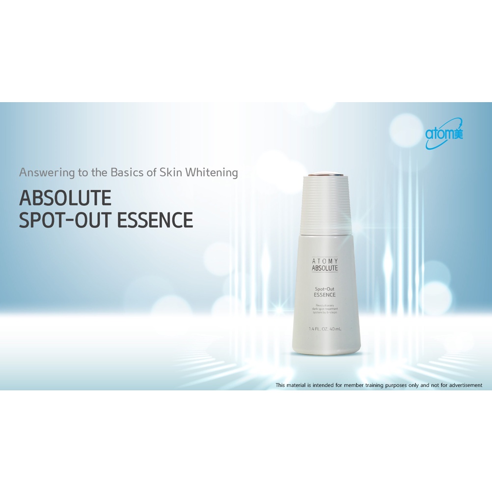ATOMY ABSOLUTE SPOT-OUT ESSENCE | 6 steps whitening essence completed