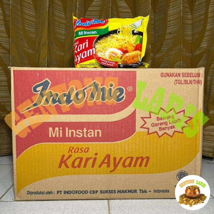 

Ready Indomie Kuah Kari Ayam 1 Dus / Karton Isi 40 Pcs Mie Instan
