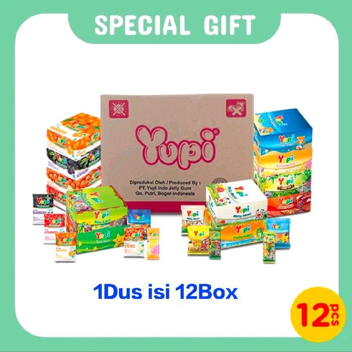 

Ready 1Dus 12Box Permen Yupi Campur (1Box Isi 24) Halal