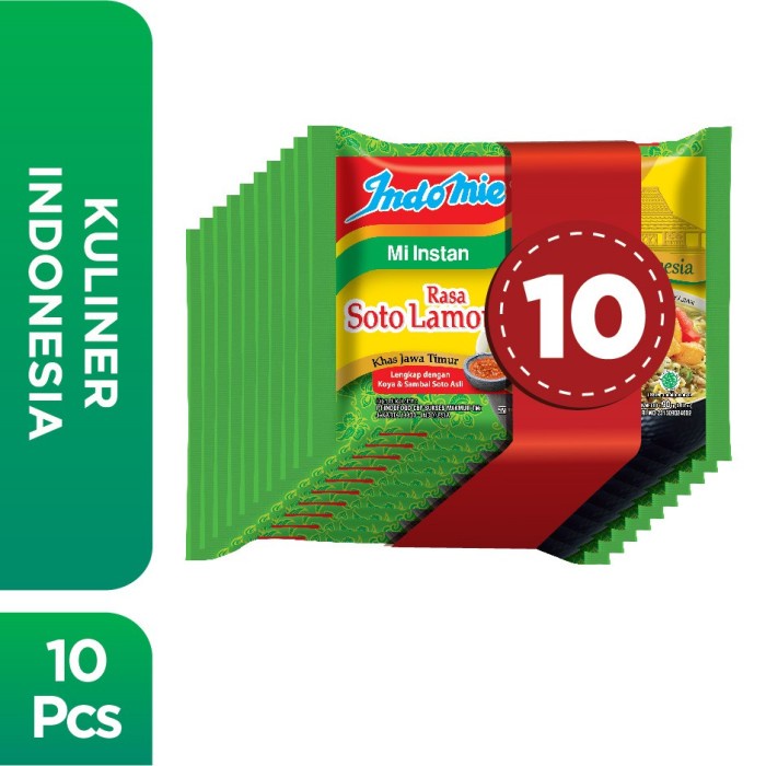 

Ready 10 Pcs - Indomie Soto Lamongan