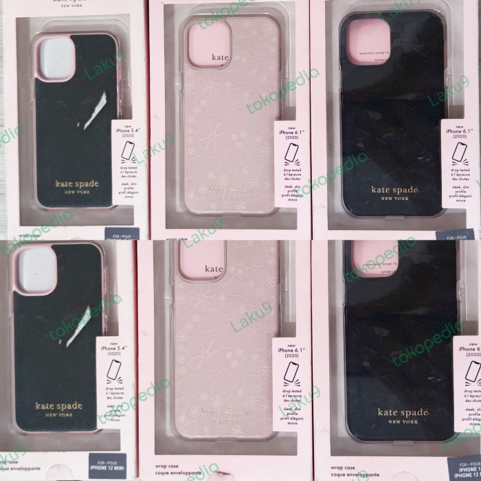 READY Original KateSpade iPhone 12 Pro Max Mini Wrap Case Casing Cover Pink NEW