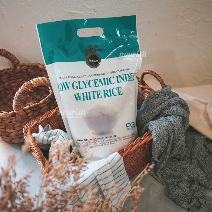 

HJK Besta, Beras Putih Organik Bebas Gula 2 L (Sugar Free Organic Rice)