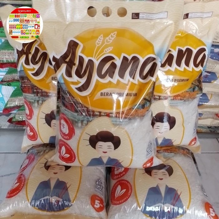 

HJK *Bintara* Beras AYANA Gold 5kg Super PREMIUM Pulen SUSHI Jepang Bekasi