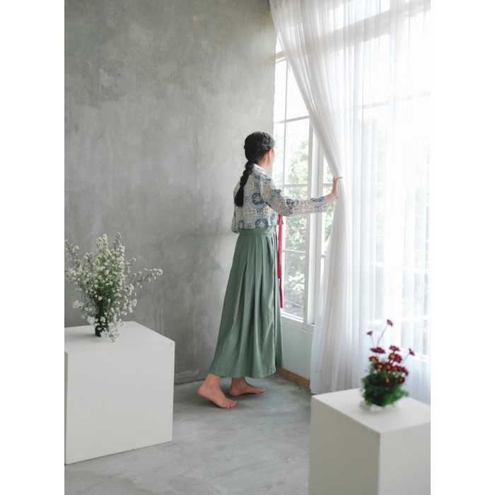 Terlaris Hanbok Batik Tegel Delapan With Dress Set