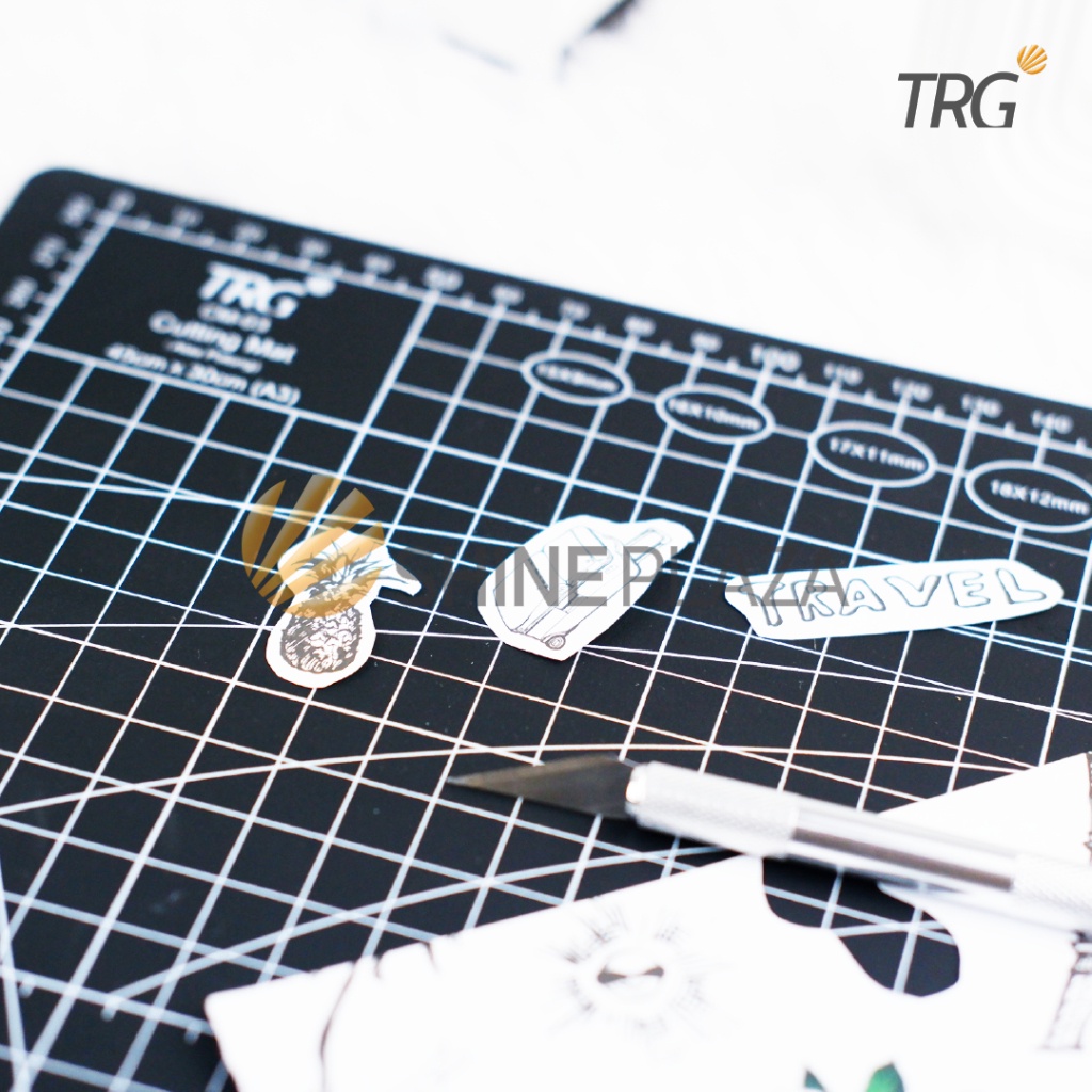

iK! TRG Black Cutting Mat Alas Potong A3 CM-03 - Cuting Matt Hitam TRG