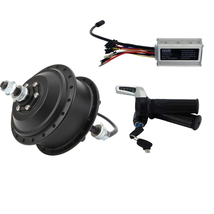 ECONOMIC EBIKE HUB MOTOR KIT 24V/36V/250W INTELLIGENT CONTROLLER