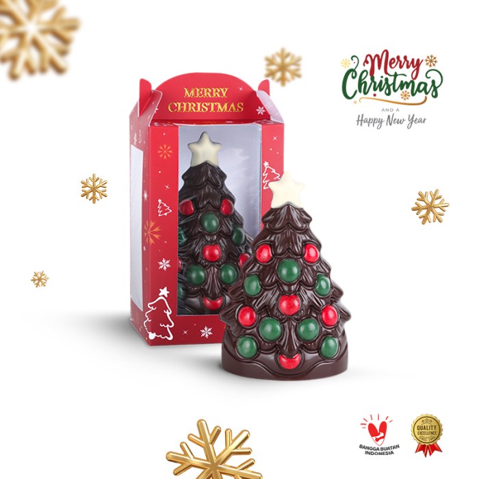 

Diskon Chocolate Monggo Christmas Tree Chocolate 120Gr Hadiah Cokelat Ready