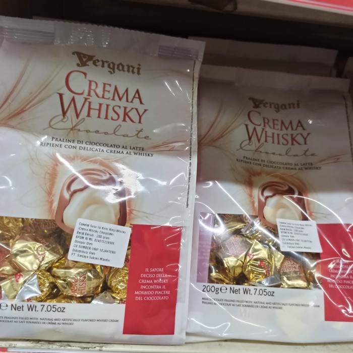 

Promo Vergani Crema Whisky Chocolate 200Gr Ready