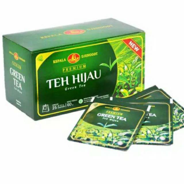 

( PROMO ) Teh Hijau Celup Kepala Djenggot 60gr Diet Keto BEST SELLER