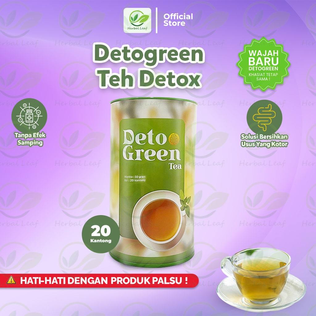 

( PROMO ) Detogreen Teh Herbal Detox Sistem Pencernaan Membersihkan Usus Kotor Teh Celup Teh Diet