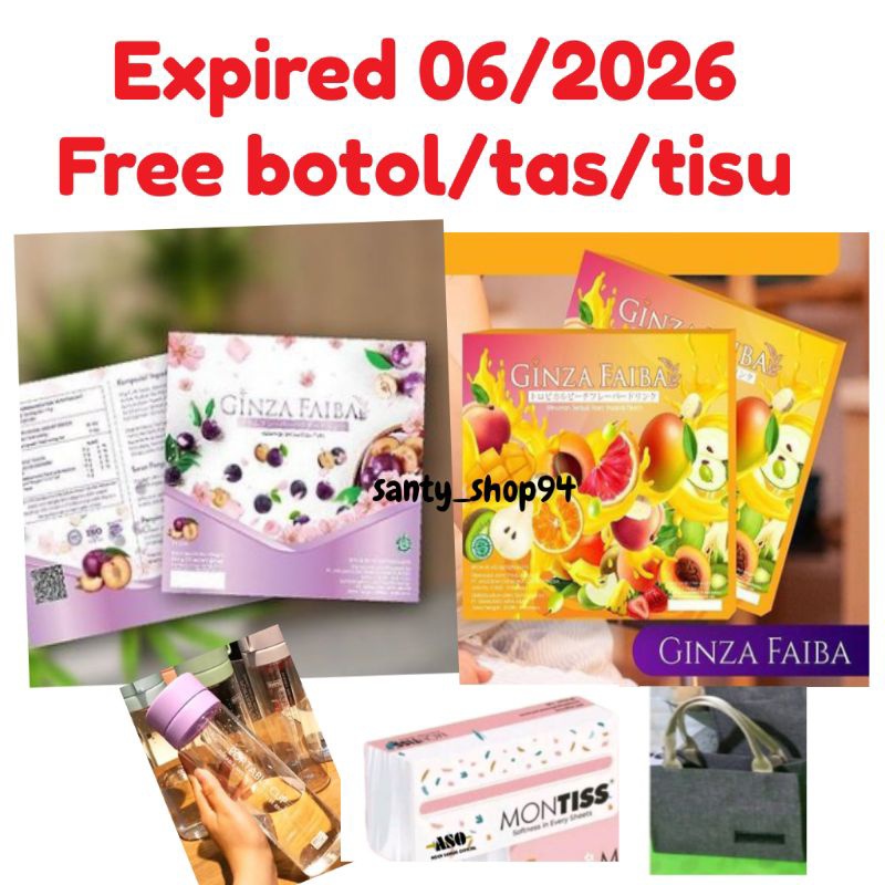 

( PROMO ) Ginzafaiba 1box orinal 100% isi 15 sachet BEST SELLER