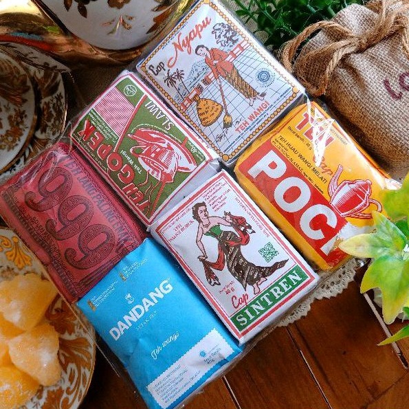 

( PROMO ) Racikan 6 TEH TUBRUK KHAS Wedangan Solo (Poci Kuning, 999 merah, Gopek, Nyapu, Sintren,