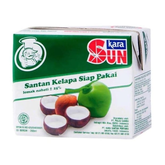 

HJK SUN KARA SANTAN CAIR 200 ML