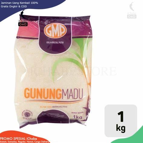 

HJK [BISA COD] DS GMP GULA PASIR MADU KEMASAN 1 KG SUPER HEMAT