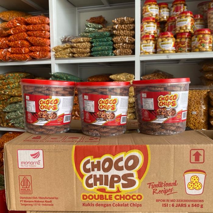 

KUE KERING CHOCO CHIPS 1 DUS ISI 6 JARS Cokelat Cookies