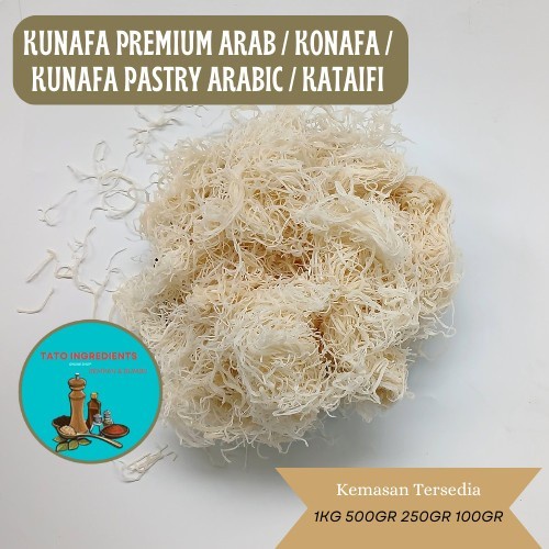 

Kunafa premium arab 250gr / konafa / kunafa Pastry Arabic / kataifi