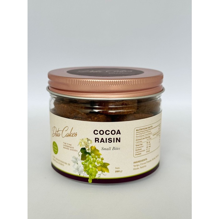 

Cocoa Raisins toples kecil