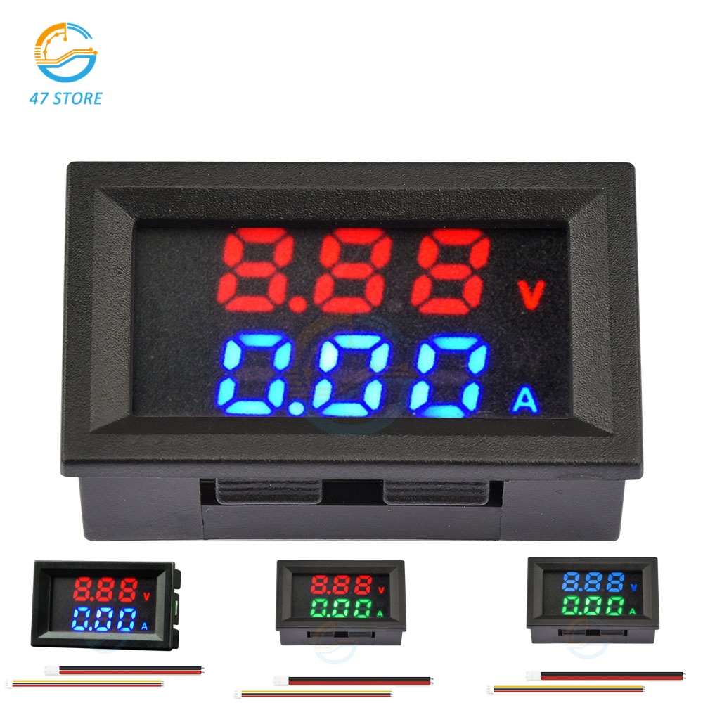 M430 DC 4-30V voltage current power meter 10A 50A 100A LED Digital Voltmeter Ammeter Current Meter V