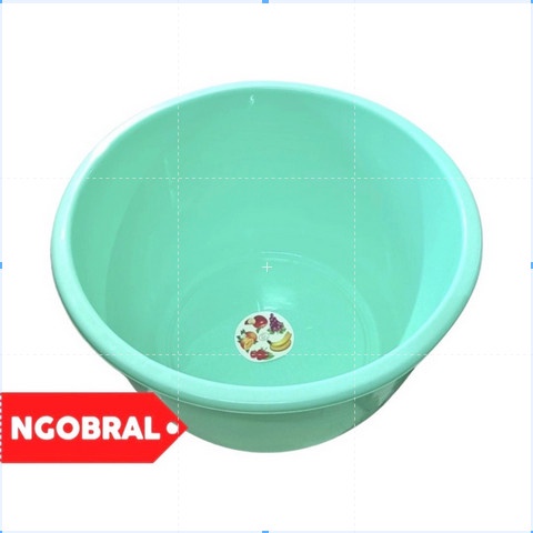 New Baskom Plastik JUMBO ABU GREY D 55 cm Ember Bak Plastik BESAR TINGGI Berkualitas