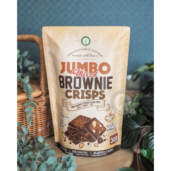 

HJK BROWNIE CRISPS JUMBO - MIXED 300GR