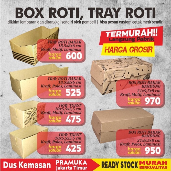 BOX ROTI, TRAY ROTI