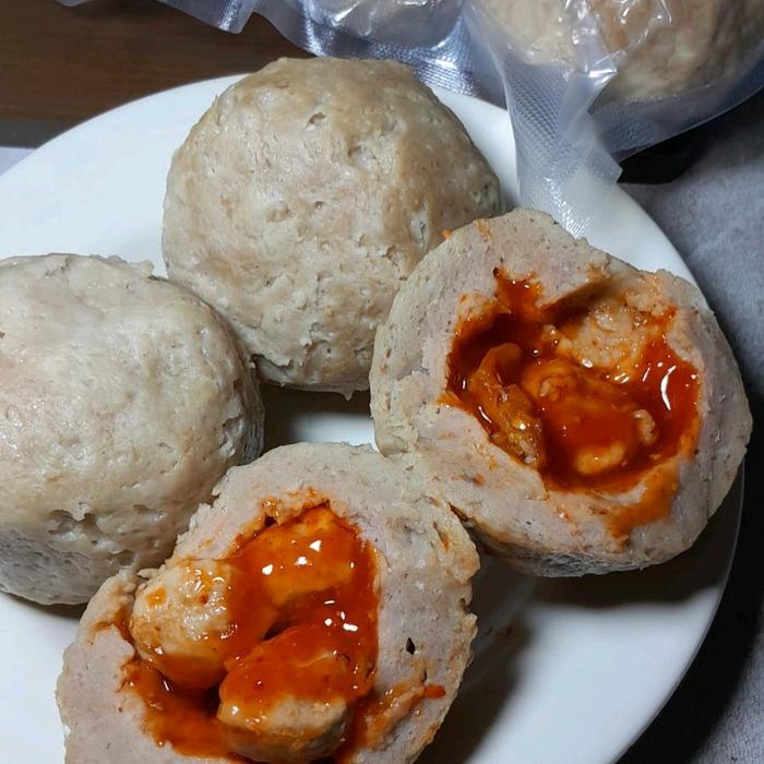 

Bakso Lava Beranak super jumbo isi 2 pcs premium original Food Pedas