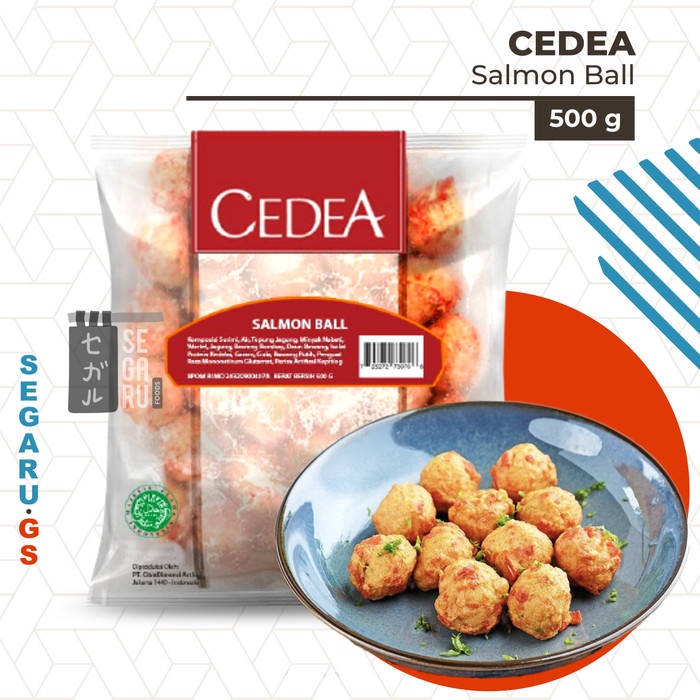 

Cedea Salmon Ball Bakso Salmon Bola Bola Salmon 500 gram