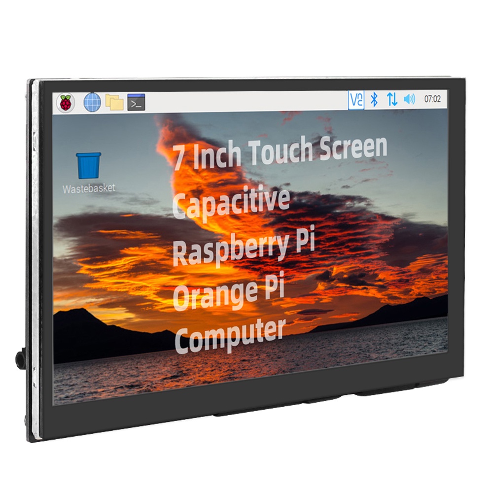 BWS 7 Inch Touch Screen Raspberry Pi LCD HDMI-compatible Display for Orange Pi BWSon Nano Computer S