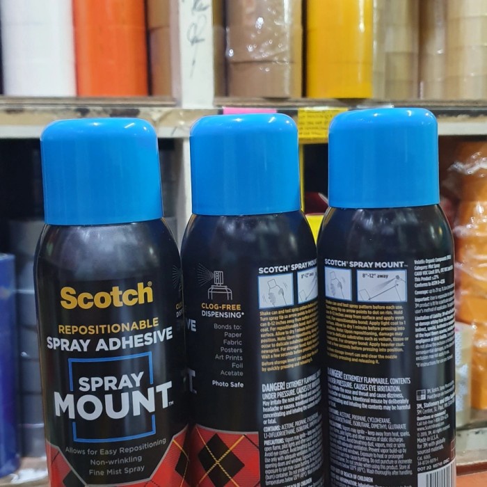 

SALE TERHOTT 3M SCOTCH SPRAYMOUNT READYY