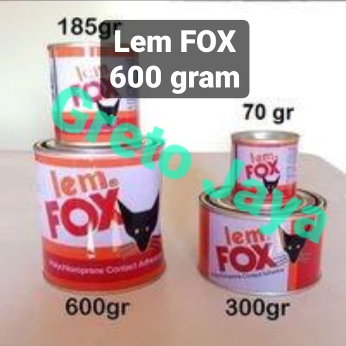 

SALE TERHOTT ( 600 GRAM ) LEM FOX KUNING KALENG SERBAGUNA 600GR CC GR SEPATU SANDAL READYY
