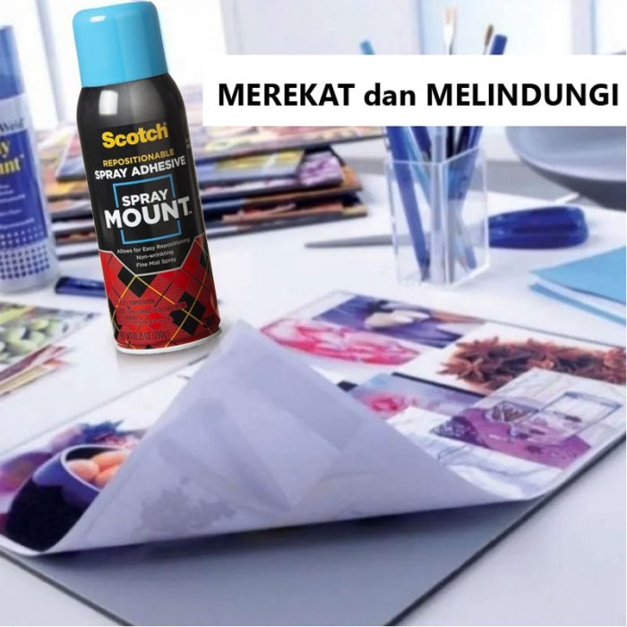 

SALE TERBARU 3M SPRAY MOUNT REPOSITIONABLE ADHESIVE / LEM SPRAY SEMPROT READYY