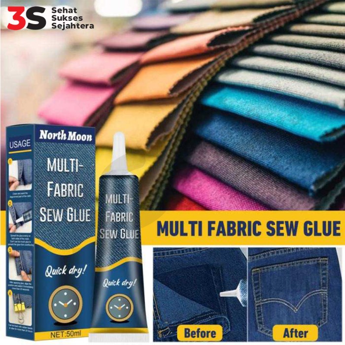 

SALE TERHOTT JFACTORY CAIRAN LIQUID LEM PEREKAT KAIN KULIT SEW GLUE 50ML READYY