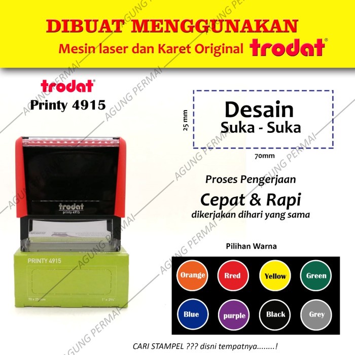 

STEMPEL TRODAT 4915