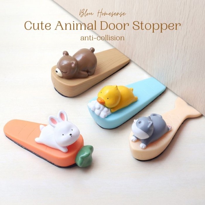 Blou Karet Penahan Pengganjal Ganjal Pintu Door Stopper Lucu Aesthetic